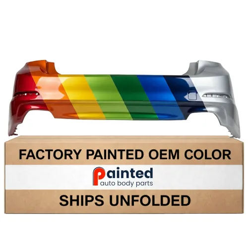 2017-2020 BMW 540i Rear bumper CAPA OEM# 51127475590 PL# BM1100378C