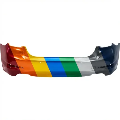 BMW BMW 5 SERIES (SEDAN)  REAR BUMPER COVER PRIMED (540i WO/M PKG)(WO/LUXURY PKG)(W/SENSOR)(WO/PARK SYS)**CAPA** OEM#51127475592 2017-2020 PL#BM1100379C