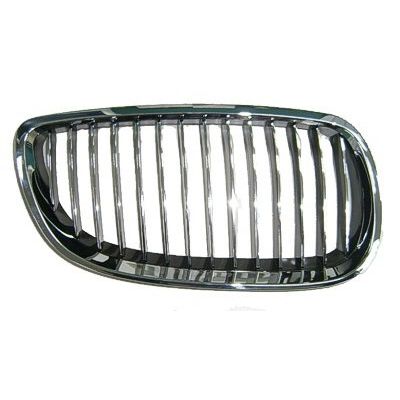BMW BMW 3 (COUPE) GRILLE RIGHT (Passenger Side) CHROME FRAME & CHR/BLK INNER OEM#51137157278 2007-2010 PL#BM1200185