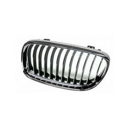 BMW BMW 3 (WAGON) GRILLE LEFT (Driver Side) CHROME FRAME & CHR/BLK INNER OEM#51137201969 2009-2012 PL#BM1200194