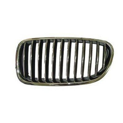 BMW BMW 5 SERIES (SEDAN) GRILLE LEFT (Driver Side) (CHR/BLACK)(528i/535i)(WO/NIGHT VISION) OEM#51137203649 2011-2013 PL#BM1200196