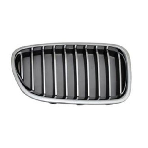 BMW BMW 5 SERIES HYBRID GRILLE RIGHT (Passenger Side) CHR/CHR-SILVER (WO/NIGH VISION)(M SPORT) OEM#51137412326 2014-2016 PL#BM1200247