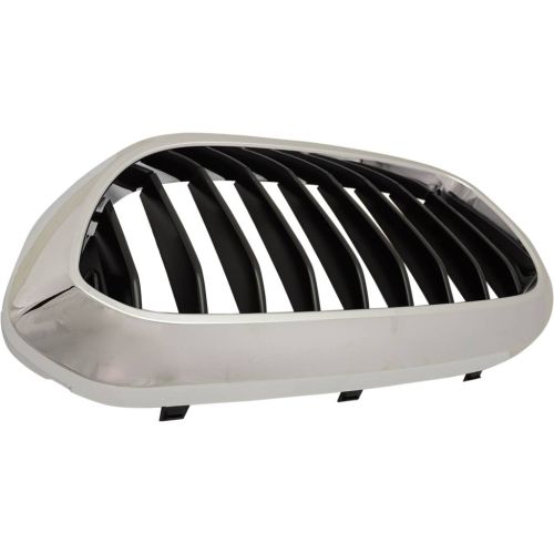 BMW BMW 5 SERIES (SEDAN)  GRILLE LEFT (Driver Side) CHROME/BLACK (530/540 W/M PKG)(WO/NIGHT VISION) OEM#51137390863 2017-2020 PL#BM1200300