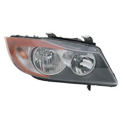 BMW BMW 3 (SEDAN) HEAD LAMP RIGHT (Passenger Side) (HALOGEN) OEM#63116942726 2006-2008 PL#BM2503134
