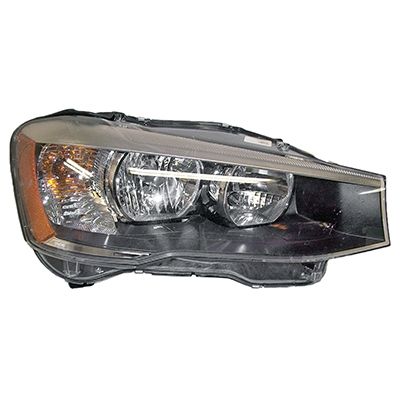 BMW BMW X4 HEAD LAMP ASSEMBLY RIGHT (Passenger Side) (HALOGEN)**CAPA** OEM#63117334074 2015-2018 PL#BM2519142C