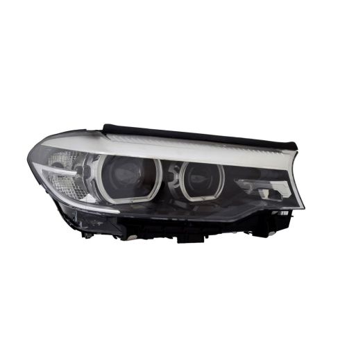 BMW BMW 5 SERIES HYBRID HEAD LAMP UNIT RIGHT (Passenger Side) (LED)(WO/ADAPTIVE) OEM#63117214960 2018-2020 PL#BM2519179