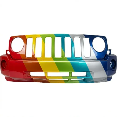 JEEP PATRIOT FRONT BUMPER COVER PRIMED (W/FOG)(WO/Tow Hooks)**CAPA** OEM#68021299AB 2007-2010 PL#CH1000893C