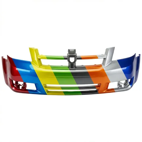 DODGE TRUCKS & VANS GRAND CARAVAN FRONT BUMPER COVER PRIMED (BASE/SE) (WO/WASHER) OEM#1AG01TZZAA (P) 2008-2010 PL#CH1000924