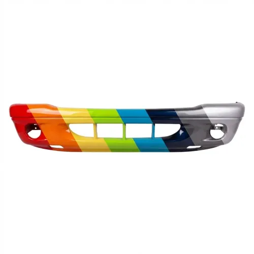 DODGE TRUCKS & VANS DAKOTA/PU  FRONT BUMPER COVER TOP-TXT/LWR-PRM (1PC BMP)(W/ FOG)**CAPA** OEM#5073221AA 2001-2004 PL#CH1000925C