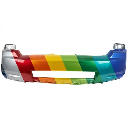 JEEP LIBERTY FRONT BUMPER COVER PRIMED (W/CHR INSERT)(LTD) OEM#68036212AC (P) 2008-2012 PL#CH1000968