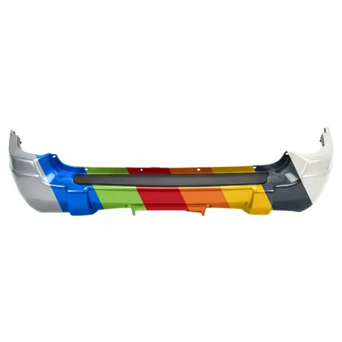JEEPVEHICLE GRAND CHEROKEE REAR BUMPER COVER TXT-L.Gray (W/HITCH)W/PAD OEM#5FY081LPAE 2003-2004 PL#CH1100305