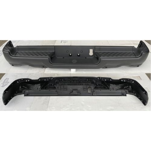 DODGE TRUCKS & VANS DODGE/PU  (R1500) REAR STEP BMP ASSY TXT-BLACK (W/6 SENSOR)(W/ADVANCE PARK ASSIST)(DUAL EXHAUST)(REBEL OEM#68404446AB-PFM 2019-2022 PL#CH1103144