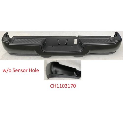 DODGE TRUCKS & VANS DODGE/PU  (R2500/3500) REAR STEP BMP ASSY BLACK (WO/SENSOR) OEM#68576320AA-PFM 2019-2024 PL#CH1103170