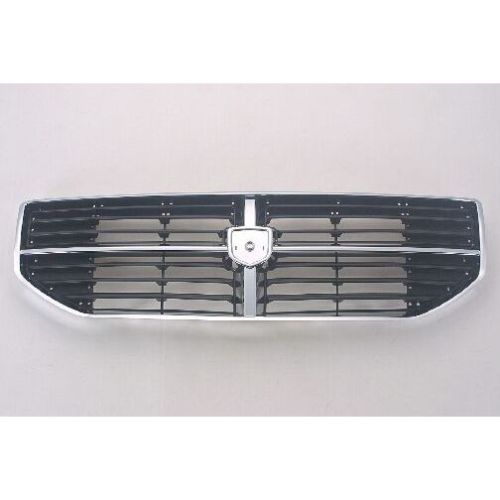 DODGE CALIBER GRILLE CHROME/BLACK (07 DESIGN / FIT 07-12) OEM#68043938AA 2007-2012 PL#CH1200299