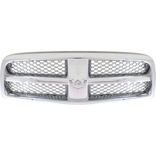 DODGE TRUCKS & VANS DODGE/PU R1500 GRILLE ASSY CHROME/CHROME MESH OEM#55372059AB 2009-2012 PL#CH1200326