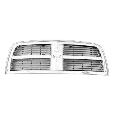 DODGE TRUCKS & VANS DODGE/PU  (R2500/3500) GRILLE CHROME W/BLACK INNER OEM#68001467AB 2010-2012 PL#CH1200336