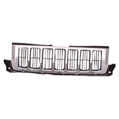 JEEPVEHICLE GRAND CHEROKEE  GRILLE CHROME/BLACK (LAREDO/LTD) **CAPA** OEM#55079377AE 2011-2013 PL#CH1200341C