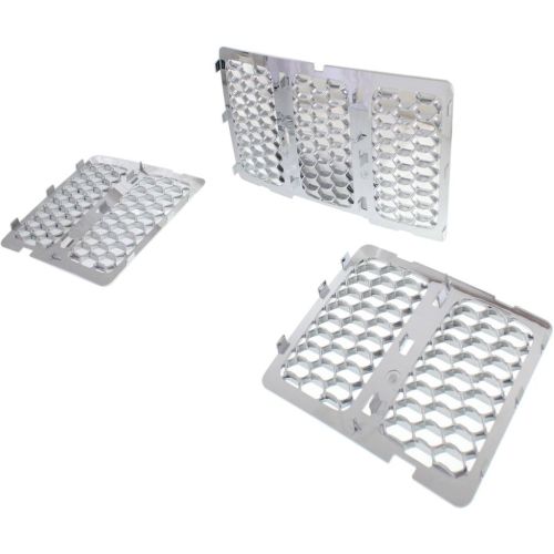 JEEPVEHICLE GRAND CHEROKEE  / GRAND CHEROKEE WK  GRILLE INNER MESH CHROME (3pcs)(HONEYCOMB)(SUMMIT) OEM#68143075AB 2014-2016 PL#CH1200366