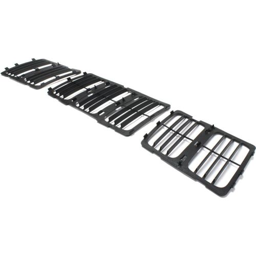 JEEP GRAND CHEROKEE GRILLE INNER MESH BLACK (3pcs)(LOUVERED STYLE) OEM#68143073AC 2014-2016 PL#CH1200369