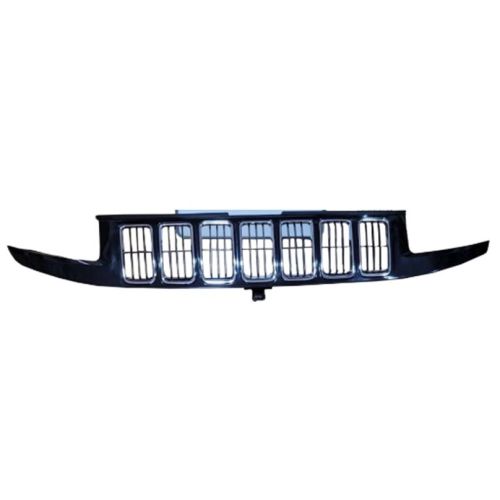 JEEPVEHICLE GRAND CHEROKEE / GRAND CHEROKEE WK GRILLE ASSY W/CHROME RING W/BLACK LOUVER INSERT OEM#5RM46TZZAA-PFM 2014-2016 PL#CH1200382