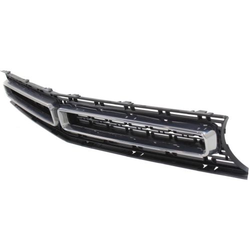 DODGE CHALLENGER  GRILLE BLACK W/SATIN-CHROME MLDG (R/T;R/T PLUS;SXT;SXT PLUS) **CAPA** OEM#68259754AD 2015-2023 PL#CH1200389C