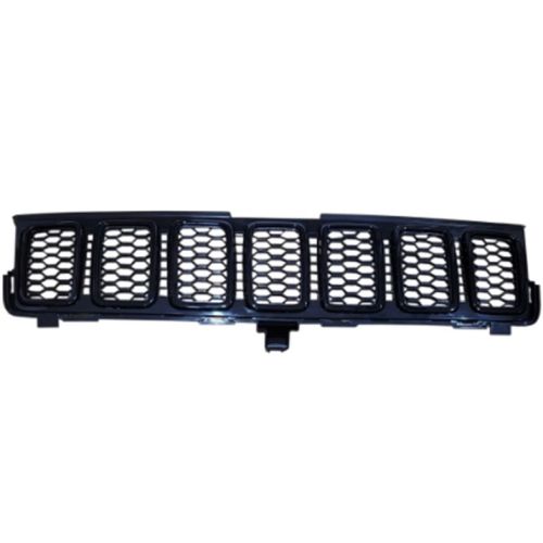 JEEPVEHICLE GRAND CHEROKEE / GRAND CHEROKEE WK GRILLE ASSY W//BLACK RING W/BLACK MESH INSERT (EXC TRACKHAWK/SRT) OEM#68258419AC-PFM 2017-2021 PL#CH1200422
