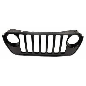 JEEPVEHICLE WRANGLER (JL) GRILLE (WO/RING INSERT) OEM#68457083AA 2021-2025 PL#CH1200444