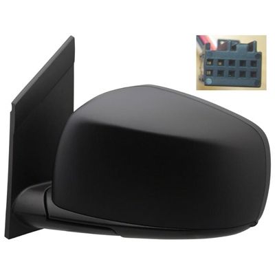 CHRYSLER TOWN & COUNTRY DOOR MIRROR LEFT (Driver Side) POWER/HEATED (TXT BLK) OEM#5113331AE 2008-2010 PL#CH1320291