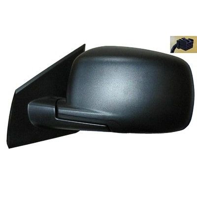 DODGE JOURNEY DOOR MIRROR LEFT (Driver Side) POWER/HEATED (WO/MEMORY)(PRM CVR)(SXT/RT)(10H/5P SOCKET) OEM#1CE351XRAE (P) 2009-2015 PL#CH1320302