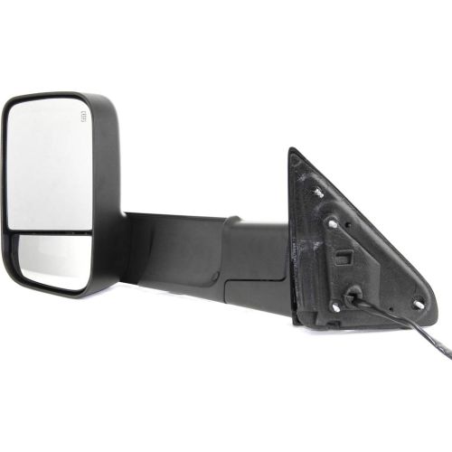DODGE TRUCKS & VANS DODGE/PU  (R2500/3500) DOOR MIRROR LEFT (Driver Side) PWR/HTD/SIGNAL/PUDDLE (DUAL GLASS)(TEXT BLACK)(W/TOW PKG) OEM#55372071AM 2010-2011 PL#CH1320315