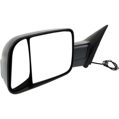 DODGE TRUCKS & VANS DODGE/PU (R1500) DOOR MIRROR LEFT (Driver Side) MANUAL (DUAL GLASS)(TXT-BLK) (W/TOW) OEM#68142671AH 2013-2022 PL#CH1320349