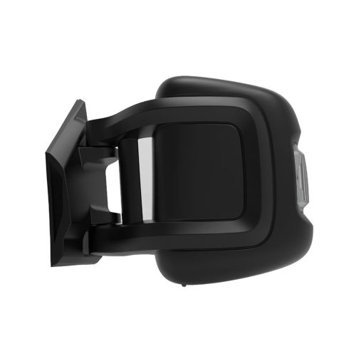 DODGE TRUCKS & VANS PROMASTER 1500/2500/3500 DOOR MIRROR LEFT (Driver Side) MANUAL/SIGNAL/TEMP SENSOR (WO/BSD)(TEX CVR)(EXTENDED) OEM#7SV31JXWAA 2014-2024 PL#CH1320433
