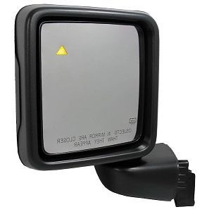 JEEPVEHICLE WRANGLER PLUG-IN  DOOR MIRROR LEFT (Driver Side) PWR/HTD (W/BSD)(TEX) OEM#68281893AE 2021-2024 PL#CH1320451