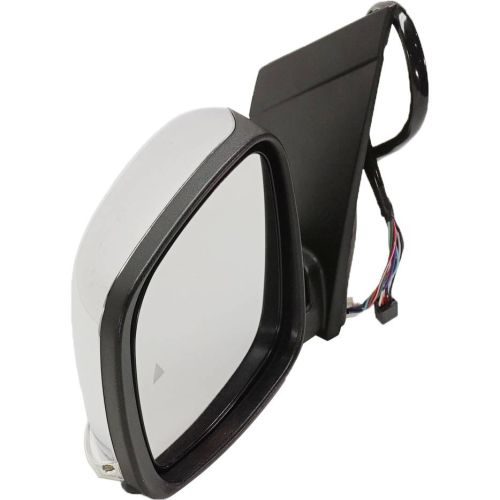 DODGE TRUCKS & VANS GRAND CARAVAN DOOR MIRROR LEFT (Driver Side) PWR/HTD/SIGNAL (W/BSD)(W/MEMORY)(CHROME CVR) OEM#68029457AO 2009-2016 PL#CH1320480