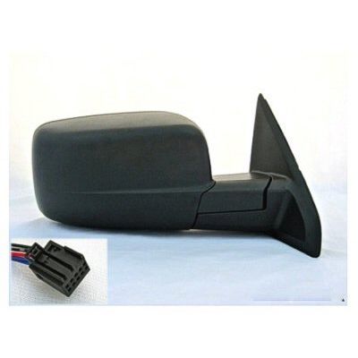 DODGE TRUCKS & VANS DODGE/PU (R2500/3500) DOOR MIRROR RIGHT (Passenger Side) POWER/HEATED (SINGLE GLASS)(TEXT BLK) OEM#55372066AH (P) 2010-2012 PL#CH1321303