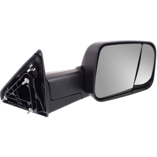 DODGE TRUCKS & VANS DODGE/PU (R1500) DOOR MIRROR RIGHT (Passenger Side) MANUAL (DUAL GLASS)(TXT-BLK)(W/TOW) OEM#68412768AB 2013-2022 PL#CH1321349