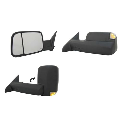 DODGE TRUCKS & VANS DODGE/PU  (R1500)( CLASSIC) DOOR MIRROR RIGHT (Passenger Side) PWR/HTD/SIGNAL/PUDDL/MEMORY (WO/TOW)(WO/DIMMING)(CHROME) OEM#68096198AH-PFM 2013 PL#CH1321356