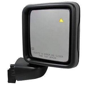 JEEPVEHICLE WRANGLER  (JL) DOOR MIRROR RIGHT (Passenger Side) PWR/HTD (W/BSD)(TEX) OEM#68281892AE 2018-2025 PL#CH1321451