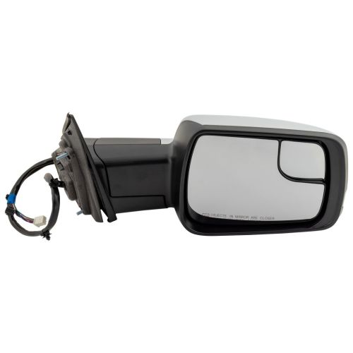 DODGE TRUCKS & VANS DODGE/PU R1500 (EXC TRX 21-UP)(6 LUG NUTS) DOOR MIRROR RIGHT (Passenger Side) PWR/HTD/SIGNAL/PUDDLE/MEMORY/P-FOLD (W/SG)(CHROME) OEM#68276504AH-PFM 2019-2022 PL#CH1321474