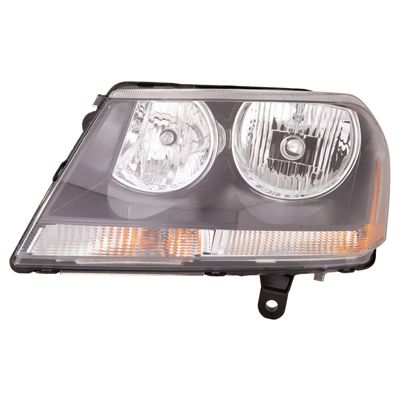 DODGE AVENGER HEAD LAMP ASSEMBLY LEFT (Driver Side) (BLACK HSG)**CAPA** OEM#5303745AD 2008-2014 PL#CH2502194C