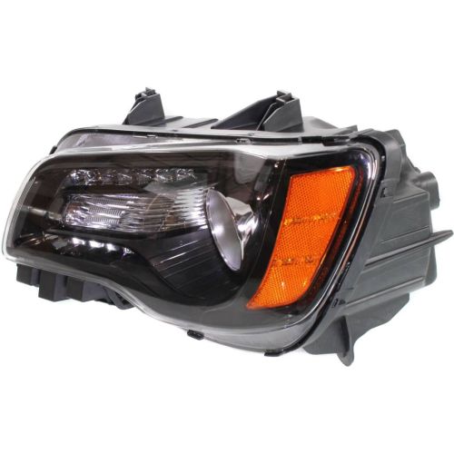 CHRYSLER 300 HEAD LAMP ASSEMBLY LEFT (Driver Side) (HALOGEN)(BLK BEZEL)**CAPA** OEM#68085417AF 2012-2014 PL#CH2502235C