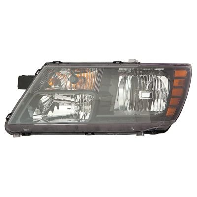 DODGE JOURNEY HEAD LAMP ASSY LEFT (Driver Side) (BLACK BEZEL)(CROSSROAD MDL)**CAPA** OEM#68200085AC 2014-2020 PL#CH2502265C