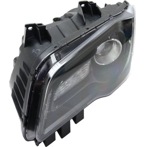 CHRYSLER 300 HEAD LAMP ASSEMBLY LEFT (Driver Side) (HALOGEN)(BLK)**CAPA** OEM#68214383AD 2015-2017 PL#CH2502269C