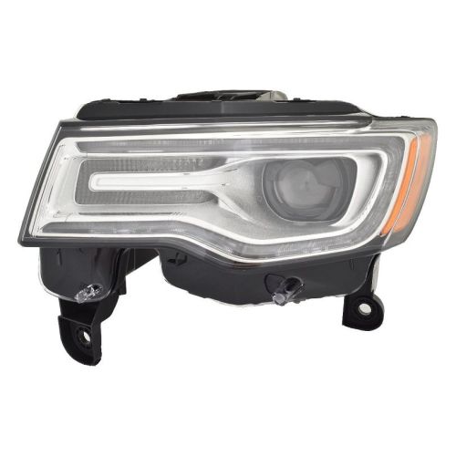JEEPVEHICLE GRAND CHEROKEE / GRAND CHEROKEE WK HEAD LAMP UNIT LEFT (Driver Side) (BI-XENON)(OVERLAND)(WO/BALLASTT)(WO/LEVELING MODULE) OEM#68289237AH 2017-2021 PL#CH2502300