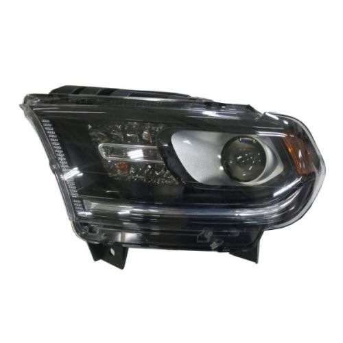 DODGE TRUCKS & VANS DURANGO  HEAD LAMP ASSY LEFT (Driver Side) (HALOGEN)(WO/LED DRL)(BLACK BEZEL) OEM#68299135AE 2016-2020 PL#CH2502302