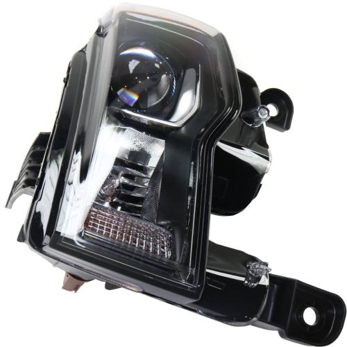 JEEPVEHICLE GRAND CHEROKEE  / GRAND CHEROKEE WK  HEAD LAMP ASSY LEFT (Driver Side) (HALOGEN)(BLACK)(16-16 75th ED) OEM#68266647AF 2016-2022 PL#CH2502309