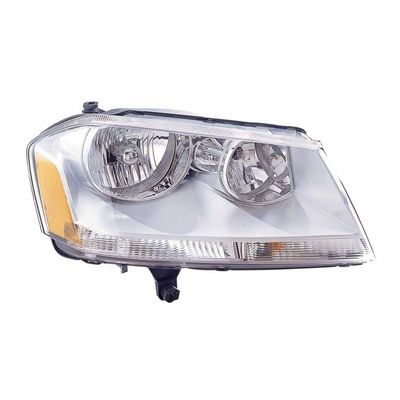 DODGE AVENGER HEAD LAMP ASSEMBLY RIGHT (Passenger Side) (CHROME HSG)**CAPA** OEM#5116342AD 2008-2014 PL#CH2503182C