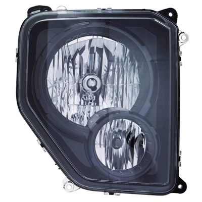 JEEP LIBERTY HEAD/LAMP ASSEMBLY RIGHT (Passenger Side) (W/ FOG LAMP)(BLK BEZEL) **CAPA** OEM#68079710AA (P) 2010-2012 PL#CH2503227C