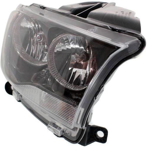 DODGE TRUCKS & VANS DURANGO HEAD LAMP ASSEMBLY RIGHT (Passenger Side) (HALOGEN)(BLK BEZEL) OEM#68084076AB 2011-2013 PL#CH2503229