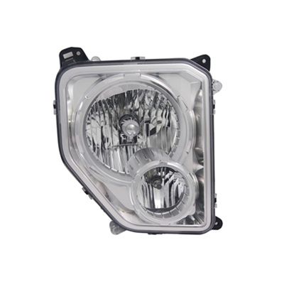 JEEP LIBERTY HEAD/LAMP ASSEMBLY RIGHT (Passenger Side) (W/ FOG LAMP)(CHR BEZEL)(ROUND BULB SHIELD) OEM#55157338AE-PFM (P) 2008-2012 PL#CH2503233
